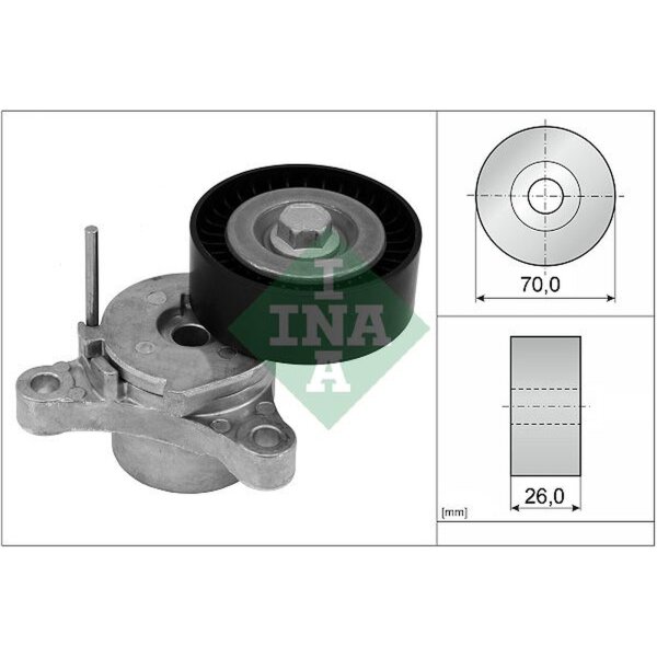 Schaeffler INA 534 0666 10 Riemenspanner, Keilrippenriemen