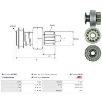 AS-PL SD3125P Freilaufgetriebe, Starter