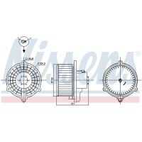 NISSENS 87388 Innenraumgebläse