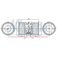 NISSENS 87448 Innenraumgebläse