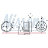 NISSENS 87721 Innenraumgebläse
