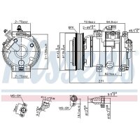 NISSENS 890882 Kompressor, Klimaanlage