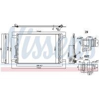 NISSENS 940834 Kondensator, Klimaanlage
