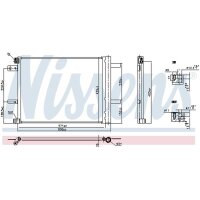 NISSENS 941090 Kondensator, Klimaanlage