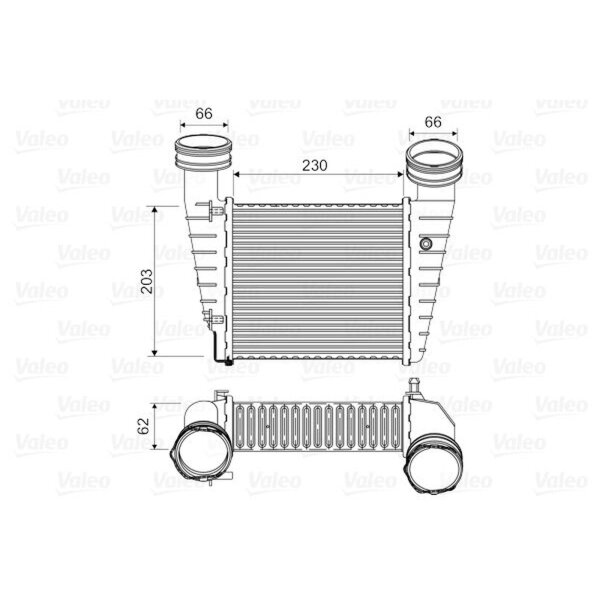 VALEO 817938 Ladeluftkühler