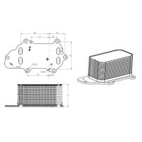 NRF 31848 Ölkühler, Motoröl