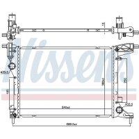 NISSENS 606277 Kühler, Motorkühlung