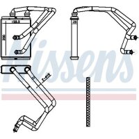 NISSENS 707174 Wärmetauscher, Innenraumheizung