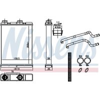 NISSENS 707202 Wärmetauscher, Innenraumheizung