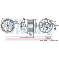 NISSENS 87704 Innenraumgebläse