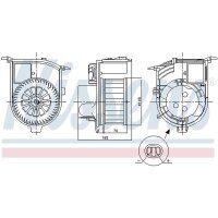 NISSENS 87843 Innenraumgebläse