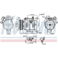 NISSENS 890614 Kompressor, Klimaanlage
