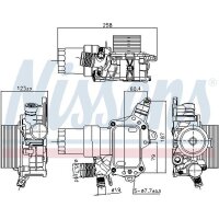 NISSENS 91194 Ölkühler, Motoröl