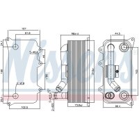 NISSENS 91273 Ölkühler, Motoröl