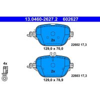 ATE 13.0460-2627.2 Bremsbelagsatz, Scheibenbremse