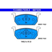 ATE 13.0460-7335.2 Bremsbelagsatz, Scheibenbremse