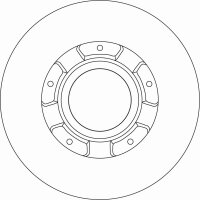 TRW DF6963S Bremsscheibe