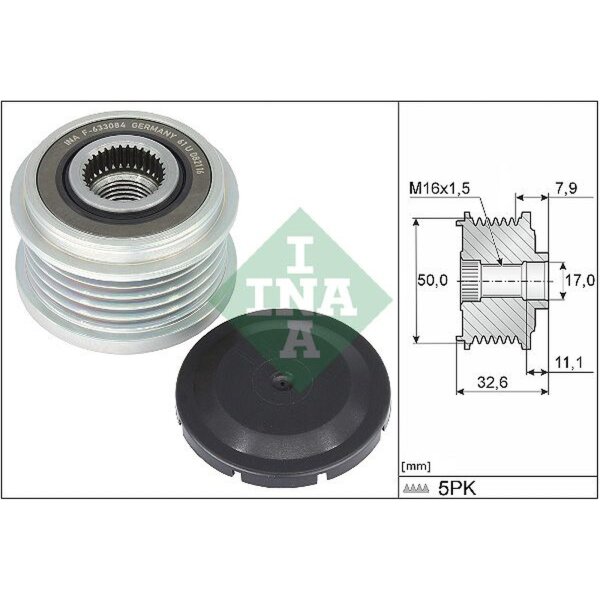 Schaeffler INA 535 0359 10 Generatorfreilauf