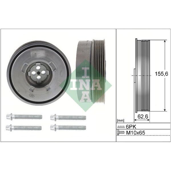Schaeffler INA 544 0501 20 Riemenscheibe, Kurbelwelle