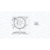 MAGNETI MARELLI 069422789010 Lüfter, Motorkühlung