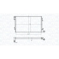 MAGNETI MARELLI 350213167300 Kühler, Motorkühlung