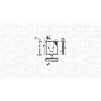 MAGNETI MARELLI 350218442000 Wärmetauscher,...
