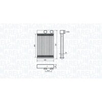 MAGNETI MARELLI 350218478000 Wärmetauscher,...