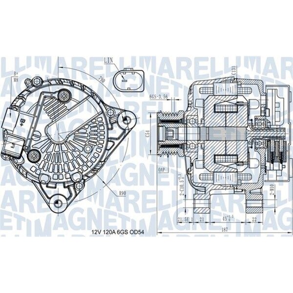 MAGNETI MARELLI 063731545910 Generator
