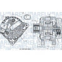 MAGNETI MARELLI 063731545910 Generator