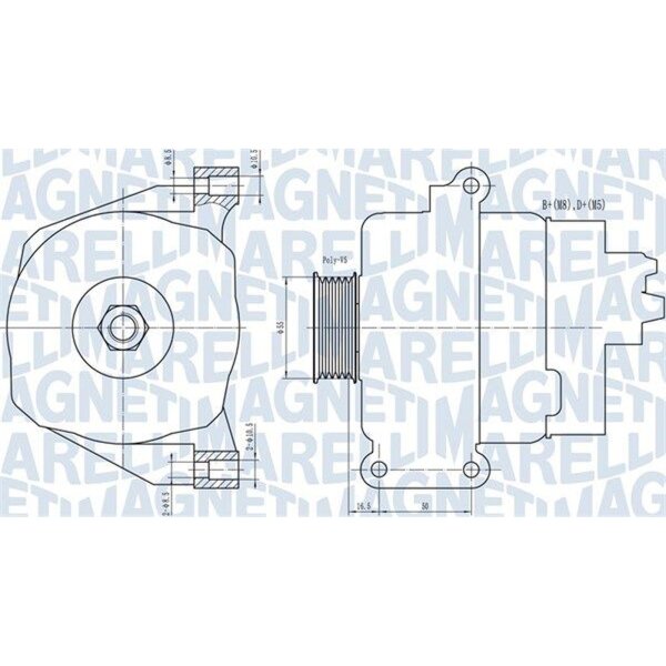 MAGNETI MARELLI 063731766010 Generator