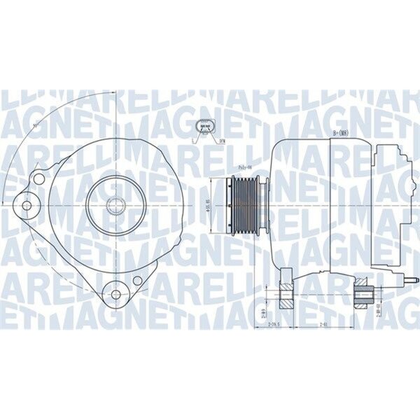 MAGNETI MARELLI 063731810010 Generator