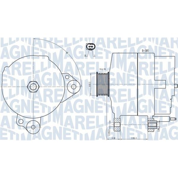 MAGNETI MARELLI 063731817010 Generator