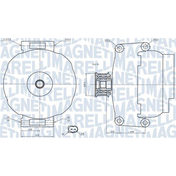 MAGNETI MARELLI 063731840010 Generator