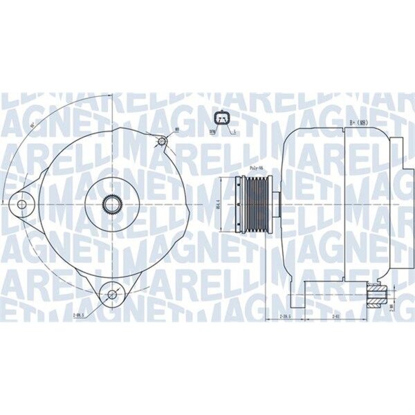 MAGNETI MARELLI 063731876010 Generator