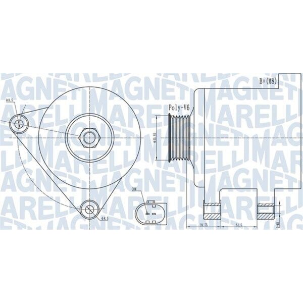 MAGNETI MARELLI 063731910010 Generator