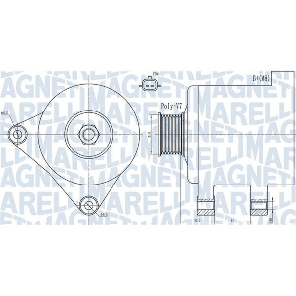 MAGNETI MARELLI 063731918010 Generator