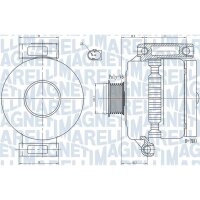 MAGNETI MARELLI 063731923010 Generator