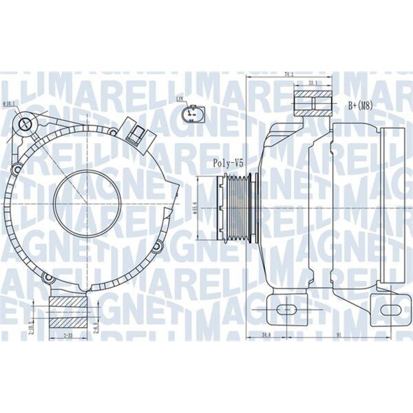 MAGNETI MARELLI 063731967010 Generator