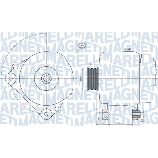 MAGNETI MARELLI 063731992010 Generator