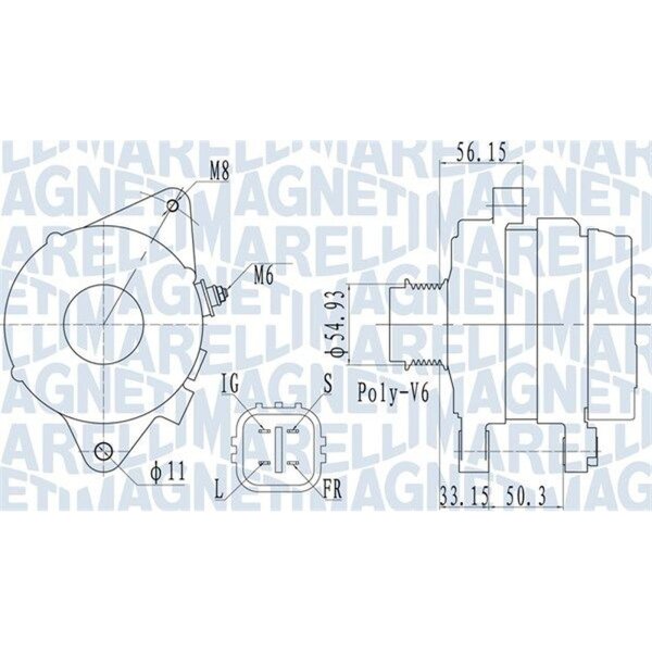 MAGNETI MARELLI 063732027010 Generator