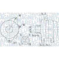 MAGNETI MARELLI 063732027010 Generator