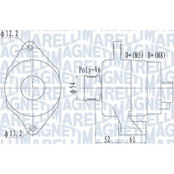 MAGNETI MARELLI 063732049010 Generator