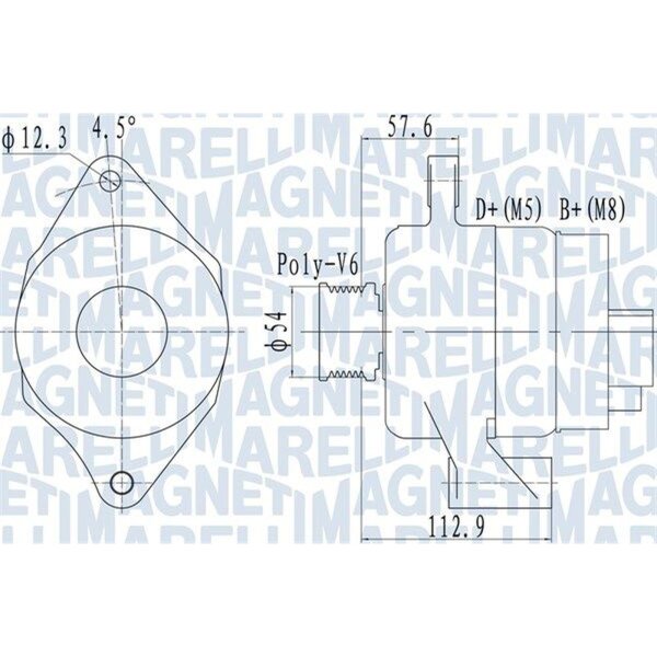 MAGNETI MARELLI 063732050010 Generator