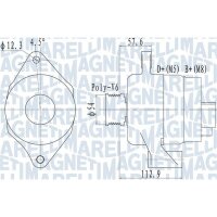 MAGNETI MARELLI 063732050010 Generator