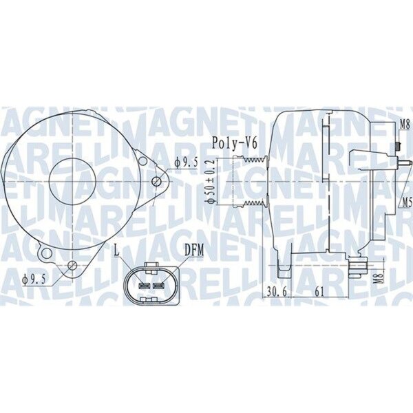 MAGNETI MARELLI 063732118010 Generator