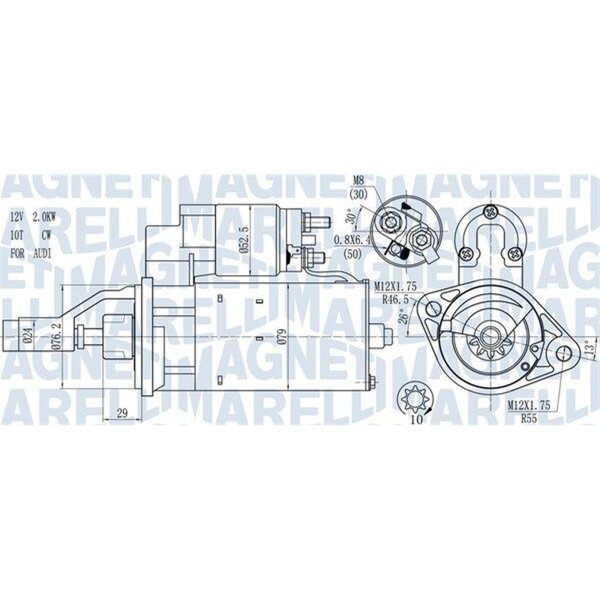 MAGNETI MARELLI 063721114010 Starter
