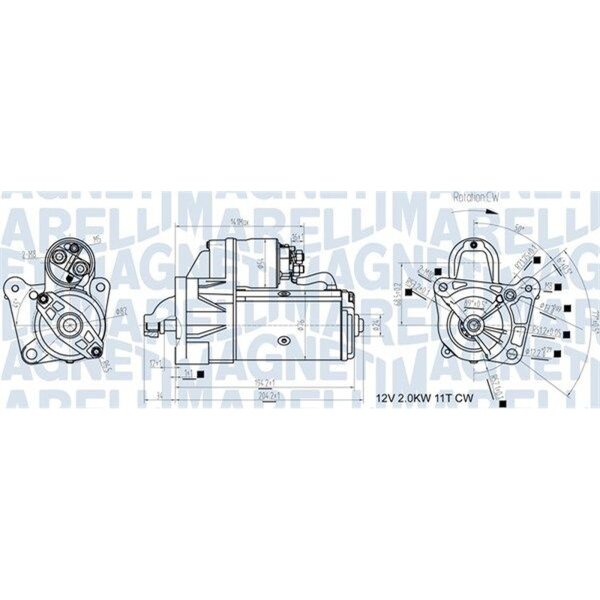 MAGNETI MARELLI 063721193010 Starter