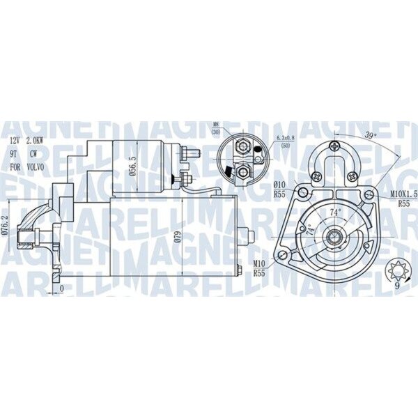 MAGNETI MARELLI 063721271010 Starter