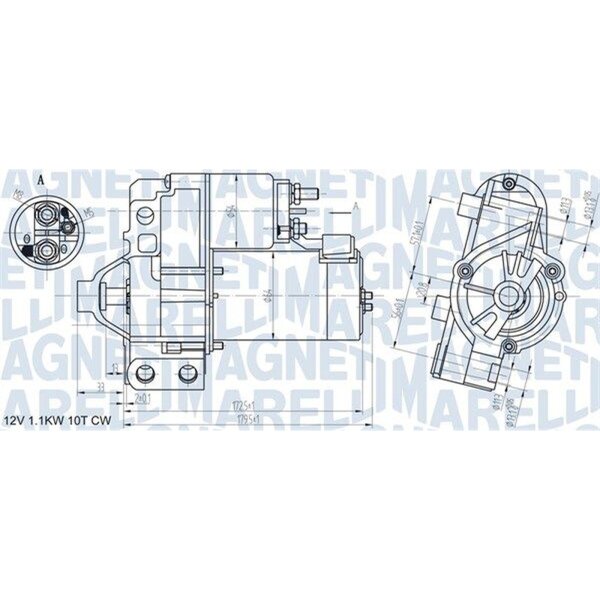 MAGNETI MARELLI 063721290010 Starter