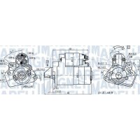 MAGNETI MARELLI 063721332010 Starter